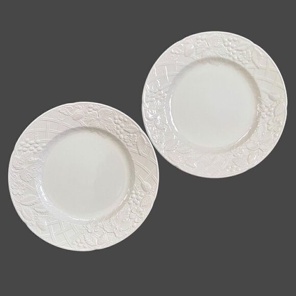 Mikasa English Countryside White 11” Stoneware Dinner Plate Set of 2 - Picture 2 of 16